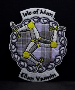 Manx Tartan Sew on Patch