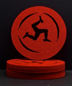 Red Felt Coasters