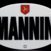 Mannin Car Sticker