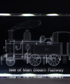 Isle of Man Steam Railway Crystal Block