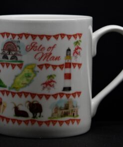 Isle of Man Bunting Style Mug