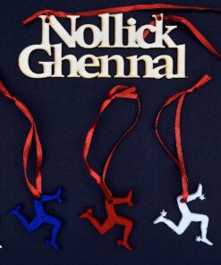 Isle of Man Manx Nollick Ghennal Ornaments