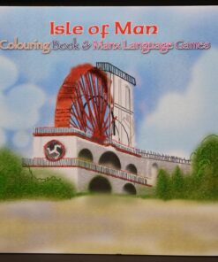 Isle of Man Colouring book & Manx language games with pencils