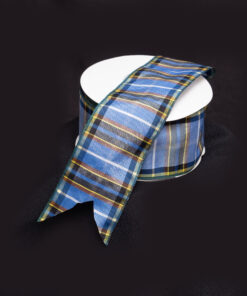 Isle of Man Manx tartan Ribbon - 2 inch width